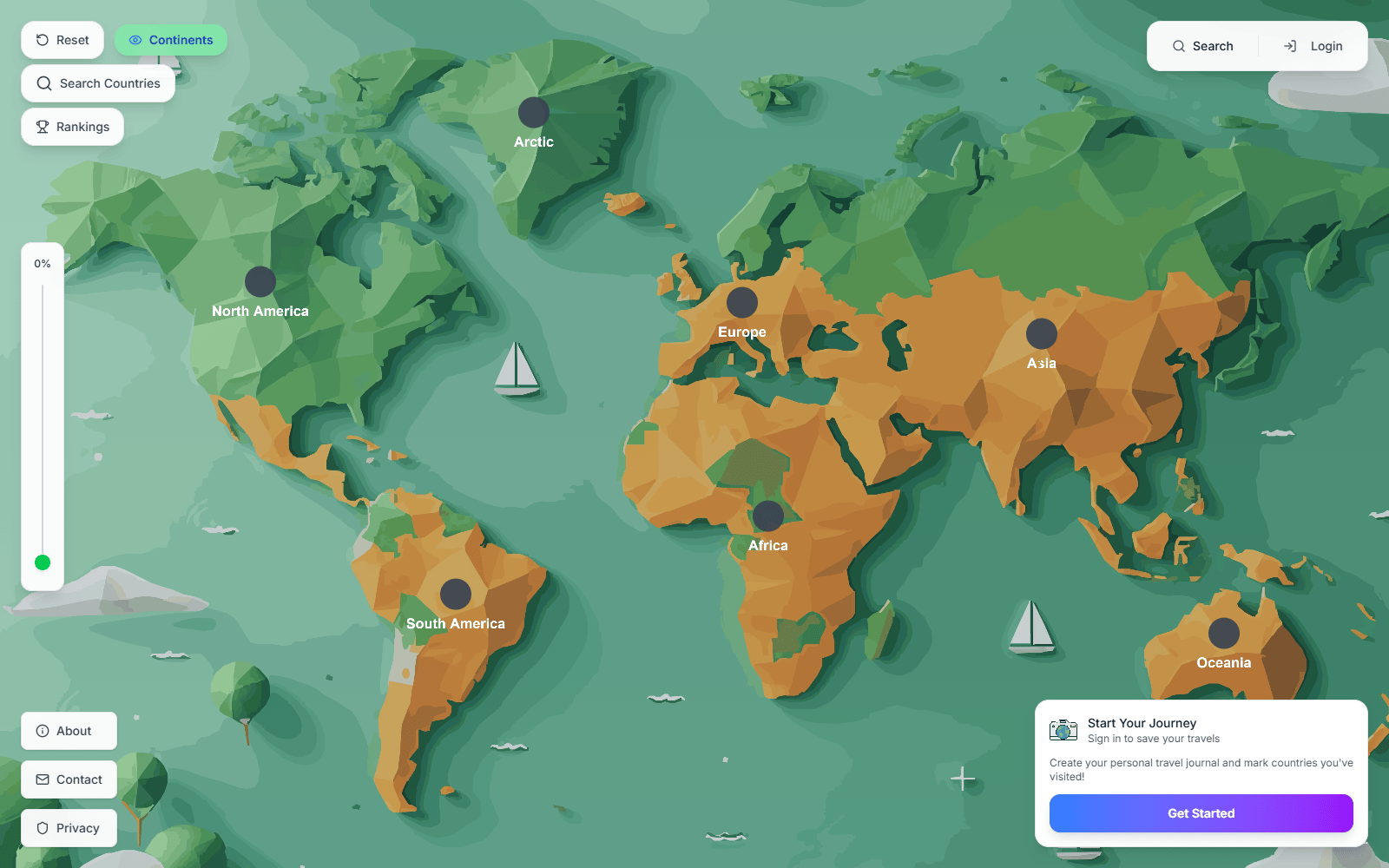 My Travel Footprint screenshot